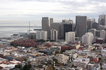 Naklejka na ściany i meble San Francisco Cityscape