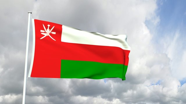 139 - Omanische Flagge