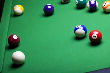 Foto op Plexiglas Billiards pool © Sebastian Duda