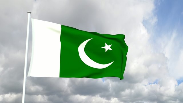 142 - Pakistanische Flagge