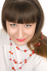Portrait of young woman
