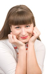 Portrait of young woman