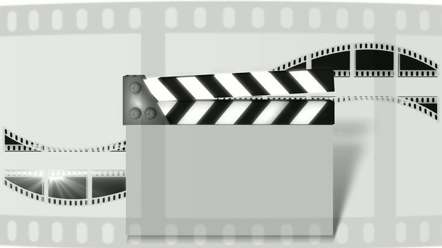 Filmklappe Animation