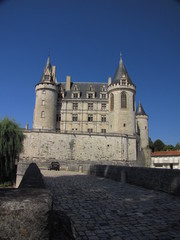 Fototapeta na wymiar Château de La Rochefoucauld ; Charente, Limousin, Périgord