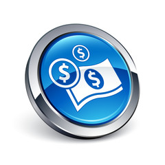 icône bouton internet argent finance