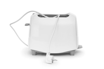 Bread toaster isolated on the white background