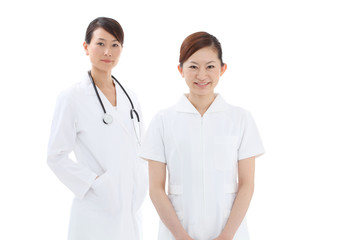 Fototapeta premium 看護婦と医者