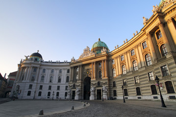 Fototapeta na wymiar Pałac Hofburg w Wiedniu, Austria