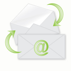 e-mail icon with envelope