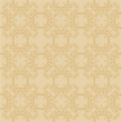 victorian seamless wallpaper with floral ornaments