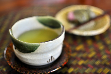 Japanese Green Tea with Sweets