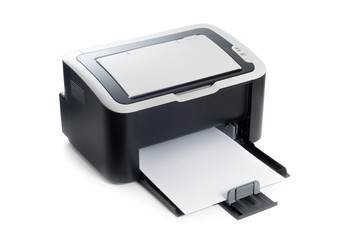 Printer isolated on white