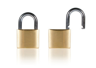 Naklejka premium Two Padlock