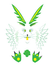 Green hare.