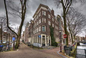 Fototapeta premium Amsterdam Street