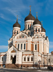 Obraz premium Alexander Nevsky orthodox cathedral in Tallinn, Estonia