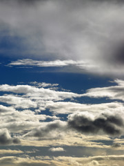Obraz premium Sky after storm. Cloudy dramatic background