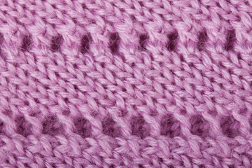 Knitted woolen pattern