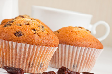 Breakfast with muffins