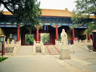 Foto op Canvas China, Beijing ancient Confucian temple © Nastya Tepikina