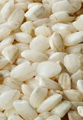 White rice the main food for people