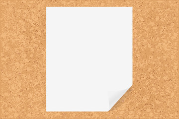 Fototapeta premium Cork Board With Paper