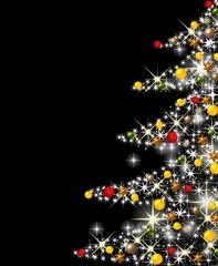 funkelnder weihnachtsbaum