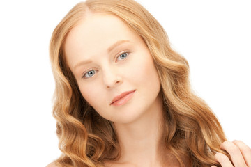 Naklejka premium beautiful woman