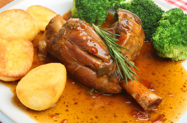 Lamb Shank Dinner