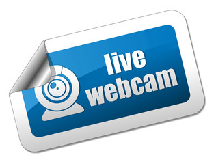 Live webcam sticker