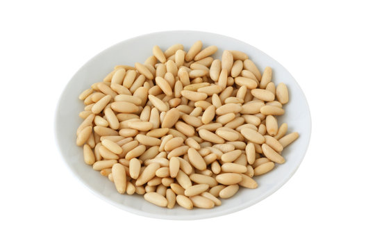 pine nuts on a plate