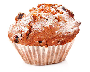 cupcake on white background