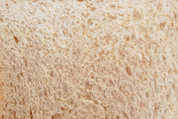 texture of sliced whole wheat bread