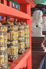 Fototapeta premium Буддийские молельные барабаны