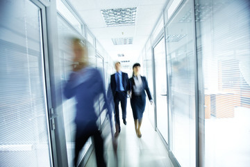 People in office