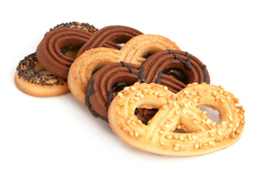 Knot-shaped pastries