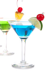 Top Martini Cocktail drinks composition