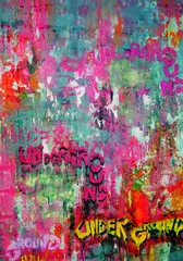 Zelfklevend Fotobehang Colorful graffiti © charles taylor