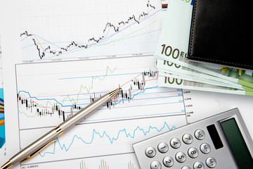 financial charts and graphs