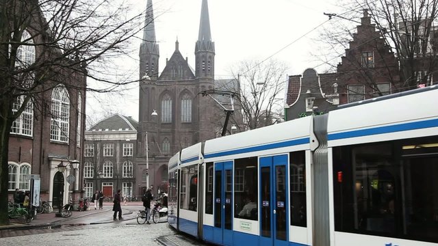 Tram in Amsterdam