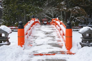 高野山　木造橋