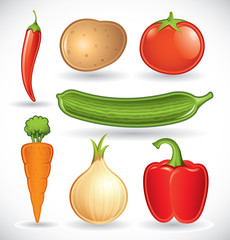Mixed vegetables set 1
