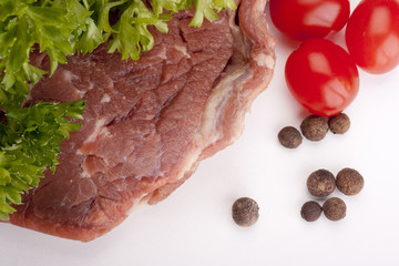 Raw meat