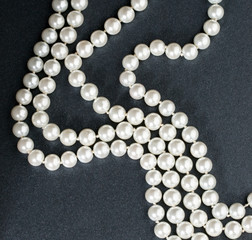 Pearl isolated on grey