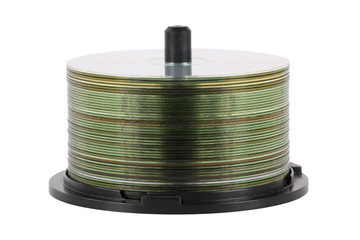 a stack of computer disc