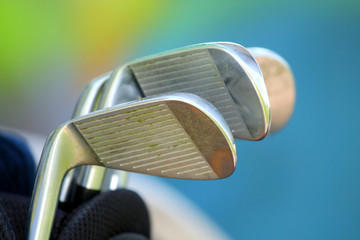 golf clubs in the bag