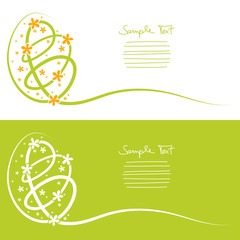 Easter Cards Egg Background
