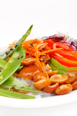 rice noodles with vegetables