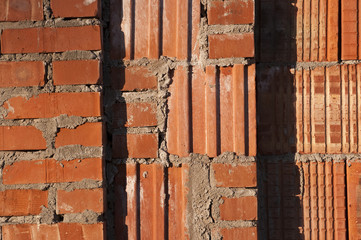 Cegły w murze
