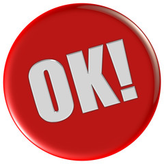 Button rot rund OK!
